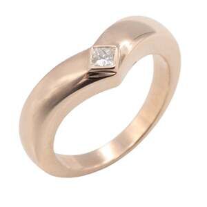 CARTIER 18k Gold Diamond Ring